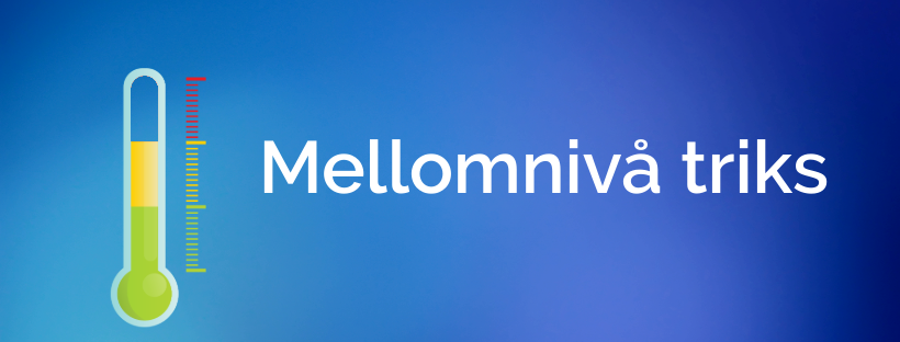 Mellomnivå tutorials